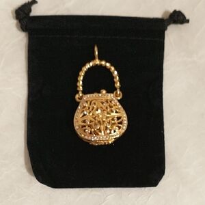 Vintage Cloud Nine Elegant Gold-Tone Women's Bag Watch